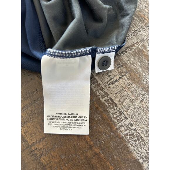 Men's Nike Dri-Fit Color block Performance Polo Size Medium EUC Sports Shirt - Picture 4 of 8